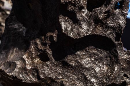 3 SEPTEMBER 2018, VIENNA, AUSTRIA: Collection of meteorites is represented by the Museum of Natural...