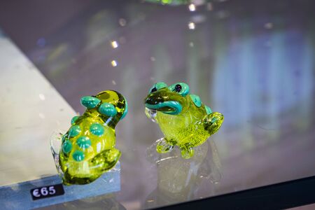 Murano glassware for decorative decoration is shot close-up.のeditorial素材