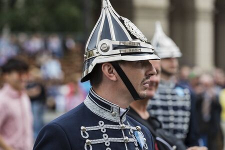 BUDAPEST, HUNGARY - 20 AUGUST 2017: Festive speech of Saint Istvan.のeditorial素材