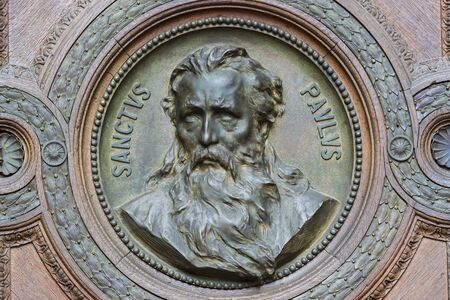 BUDAPEST, HUNGARY - AUGUST 20, 2017: Basics of St. Louis Stephen.のeditorial素材