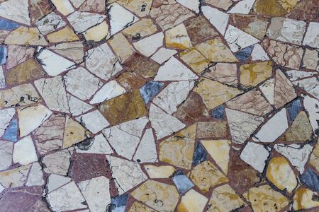 Mosaic, color many items texturedの写真素材