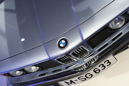 MUNICH, GERMANY - NOVEMBER 24, 2018: Exhibition of the BMW Museum.