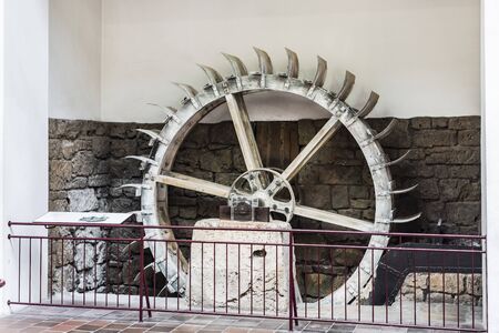 MUNICH, GERMANY - NOVEMBER 26, 2018: A German film of various energy generators.のeditorial素材