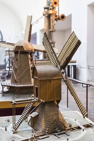 MUNICH, GERMANY - NOVEMBER 26, 2018: A German film of various energy generators.のeditorial素材