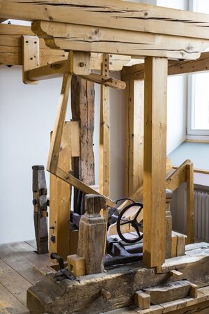 MUNICH, GERMANY - NOVEMBER 26, 2018: A German film of various energy generators.のeditorial素材