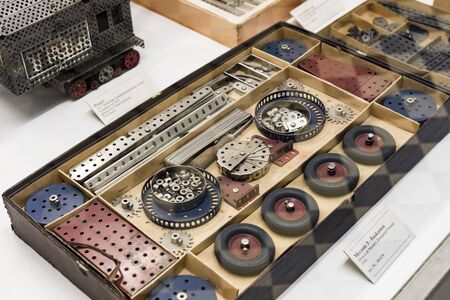 MUNICH, GERMANY - NOVEMBER 26, 2018: A German film of various energy generators.のeditorial素材