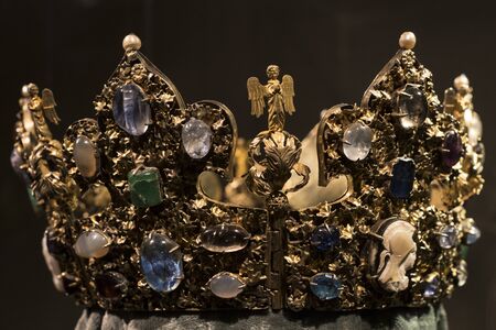 MUNICH, GERMANY - NOVEMBER 27, 2018: Values ??and artifacts of the Bavarian kingdom in Munich.のeditorial素材