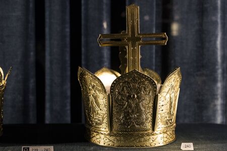 MUNICH, GERMANY - NOVEMBER 27, 2018: Values ??and artifacts of the Bavarian kingdom in Munich.のeditorial素材