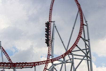 ISTANBUL, TURKEY - 8 APRIL, 2017: Vialand themed entertainment amusement parkのeditorial素材