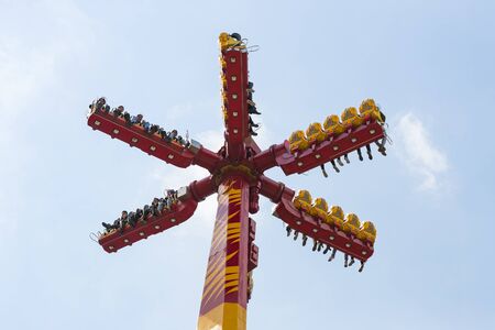 ISTANBUL, TURKEY - 8 APRIL, 2017: Vialand themed entertainment amusement parkのeditorial素材