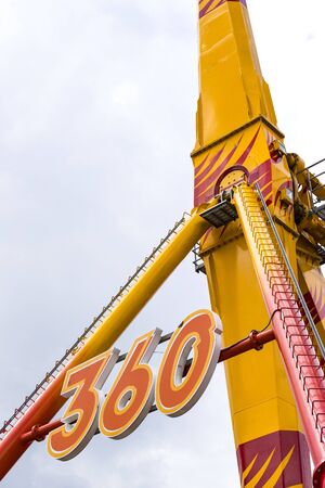 ISTANBUL, TURKEY - 8 APRIL, 2017: Vialand themed entertainment amusement parkのeditorial素材