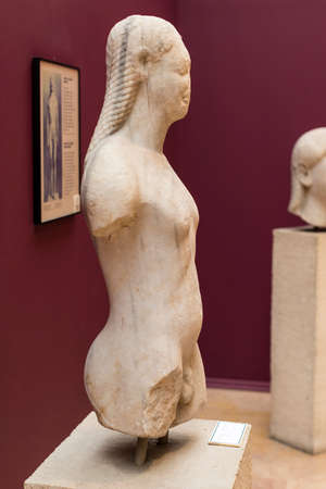 ISTANBUL, TURKEY - 4 APRIL, 2017: Museum of Archeology in Istanbul, ancient exhibits of ancient...