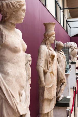 ISTANBUL, TURKEY - 4 APRIL, 2017: Museum of Archeology in Istanbul, ancient exhibits of ancient...
