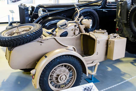 MUNICH, GERMANY - NOVEMBER 26, 2018: Collection of historically known Deutsches Museum Verkehrszentrum.のeditorial素材