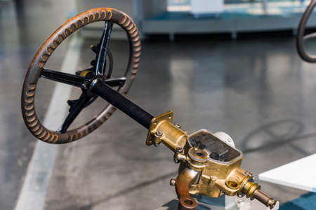 MUNICH, GERMANY - NOVEMBER 26, 2018: Collection of historically known Deutsches Museum Verkehrszentrum.のeditorial素材