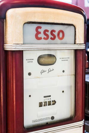 MUNICH, GERMANY - NOVEMBER 26, 2018: Collection of historically known Deutsches Museum Verkehrszentrum.のeditorial素材