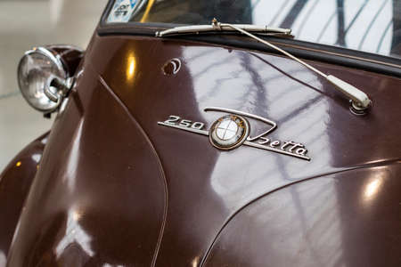 MUNICH, GERMANY - NOVEMBER 26, 2018: Collection of historically known Deutsches Museum Verkehrszentrum.のeditorial素材