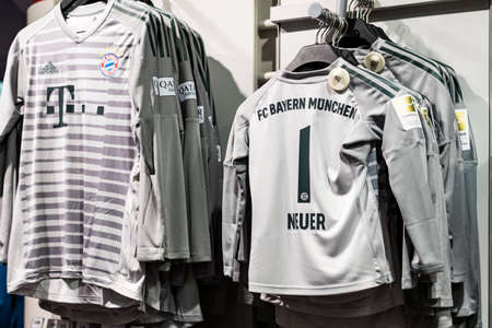 MUNICH, GERMANY - NOVEMBER 25, 2018: Allianz Arena.のeditorial素材