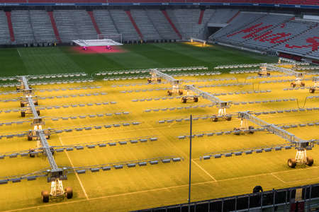 MUNICH, GERMANY - NOVEMBER 25, 2018: Munich Bavaria, Allianz Arena football club.