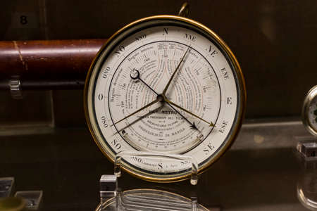 MADRID, SPAIN - MARCH 28, 2018: Expositions Maritime Museum in Madrid history of the Spanish Navy...