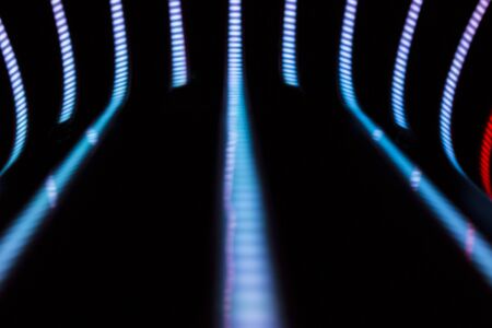 Abstract multicolored neon background close up shot.の写真素材