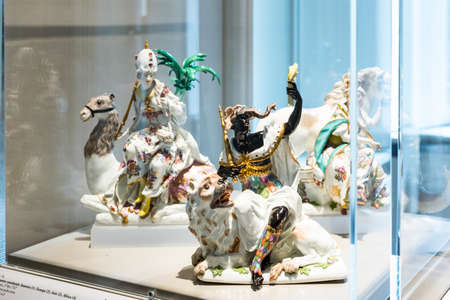 4 JUNE 2018, MILAN, ITALY: Museum of the Poldi Pezzoli, exposition of luxury from the collections of the nobility of Milan.のeditorial素材