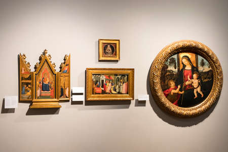 4 JUNE 2018, MILAN, ITALY: Museum of the Poldi Pezzoli, exposition of luxury from the collections of...