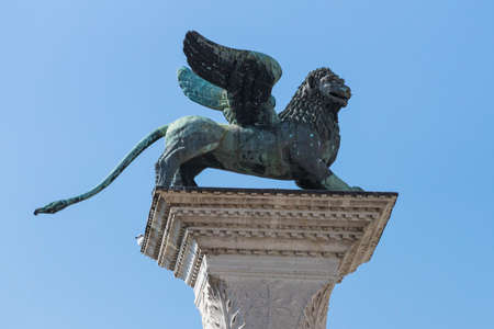 ITALY, VENICE - 5 SEPTEMBER, 2018: Elements of architecture of houses on the streets of the canals of the city of Venice in Italy.のeditorial素材