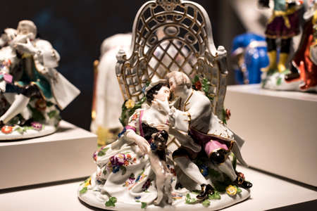 MUNICH, GERMANY - NOVEMBER 27, 2018: Exposition of luxury items and art of nobles, Bavarian National Museum in Munich.のeditorial素材