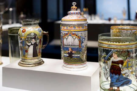 MUNICH, GERMANY - NOVEMBER 27, 2018: Exposition of luxury items and art of nobles, Bavarian National...