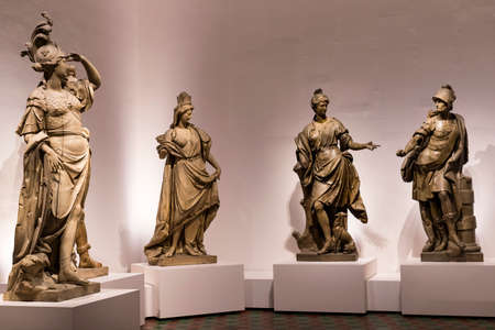 MUNICH, GERMANY - NOVEMBER 27, 2018: Exposition of luxury items and art of nobles, Bavarian National Museum in Munich.のeditorial素材