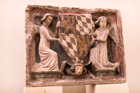 MUNICH, GERMANY - NOVEMBER 27, 2018: Exposition of luxury items and art of nobles, Bavarian National Museum in Munich.のeditorial素材