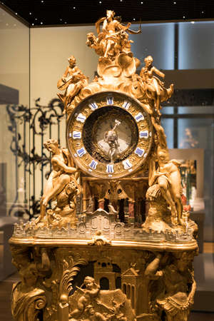 MUNICH, GERMANY - NOVEMBER 27, 2018: Exposition of luxury items and art of nobles, Bavarian National Museum in Munich.のeditorial素材