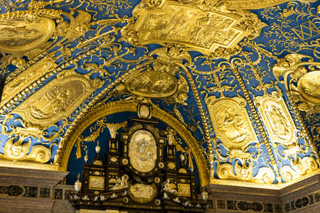 Interior of the main hall of the Krakow-Pechersk Lavra.