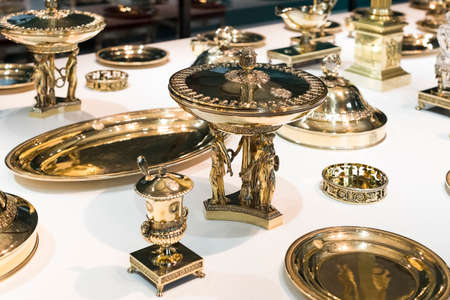 Exhibition of antique items in the Moscow Museum of Fine Arts
