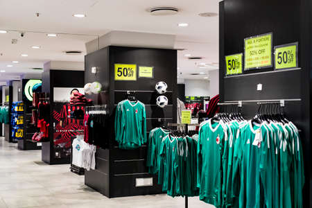 Interior of a Fashion Clothing Retail Store