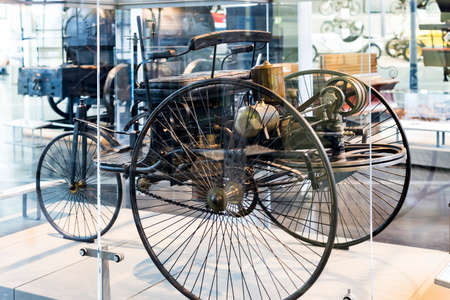 Exhibition of bicycles in the Museum of the National Economy.