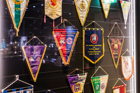Flags of the Bavarian beer Oktoberfest
