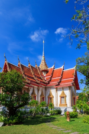 Four wings Thai Temple Wat Chalong, Phuket, Thailand.の写真素材