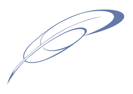 Calligraphic featherのイラスト素材