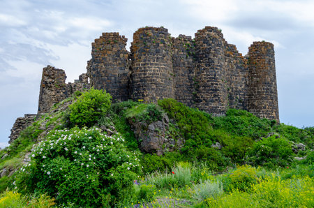 The ruins of the medieval castle of Tbilisi. Georgia.の写真素材