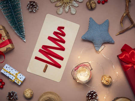 Mockup for New year cards, banners and party posters.