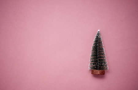 Christmas, winter, new year concept. Flat lay, top view, copy space.の写真素材