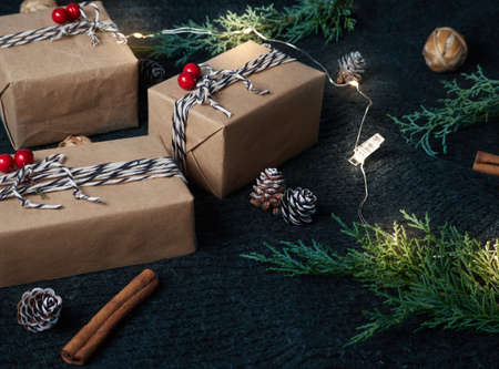 Christmas, winter, new year concept.の写真素材