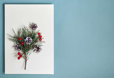 Paper blank mock up, decorations.の写真素材