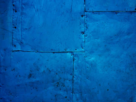 Blue rusty metal texture background.の写真素材
