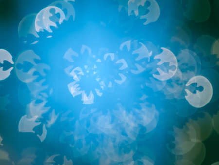 Christmas bokeh background. Christmas lights. Blurred bokeh.の写真素材
