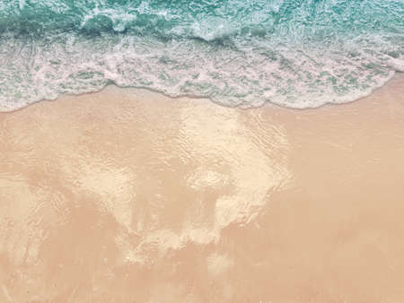 Beach sand sea water summer background.の写真素材