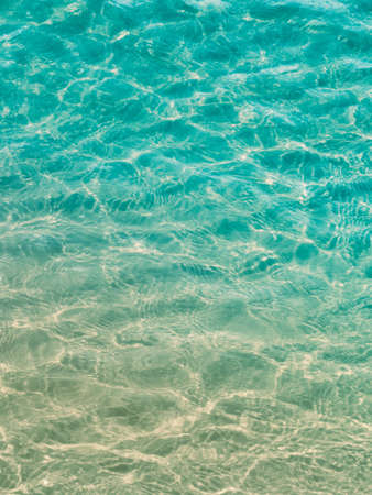Surface transparent blue sea water.の写真素材