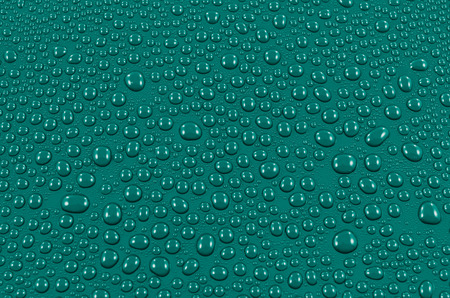 Aqua water drops background or texture. Close-upの写真素材